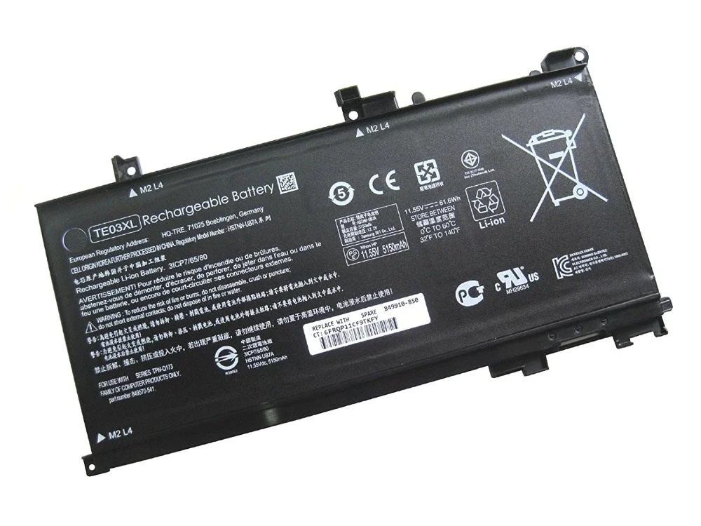 Батарея HP Pavilion 15 UHD;  TE03XL