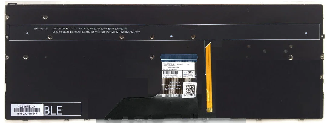 Клавиатура HP Spectre X360 13-AC 13-AG 13-AD 13-AH 13-AE 13-AR 13-BF 13-AF 13-CA 13-W - изображение 2