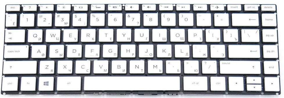 Клавиатура HP 240 G6 245 G6 246 G6 14-bk 14-bs 14-bw 14g-bx 14g-br 14q-bu 14q-by Pavilion x360 14-ba 14-ab серая  - изображение 1