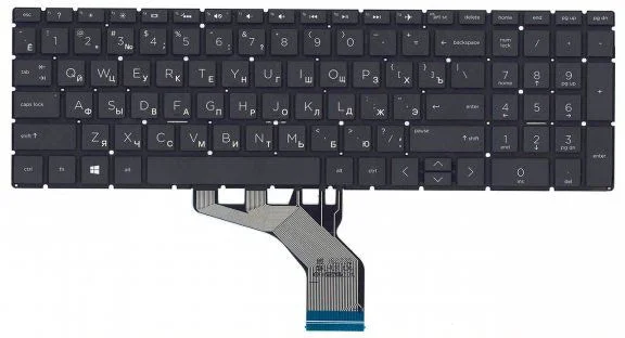 Клавиатура HP Pavilion 15-DA, 15-DB, 15-DF, 15-DX, 15-EC, 15-CN, 15-CR, 15-CP, 15-CS, 15-CW, 15S-DU, 15-DY, 15s-DY, 15s-EQ, 15-EF, 15s-FQ, 17-BY, 17-CA, 17-CD, 250 G7, 255 G7 черная 