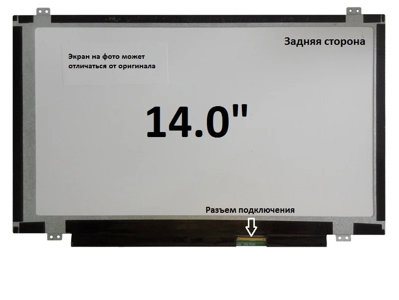14.0_QHD_2560x1440_LED 40 pin_Slim_TopDown - изображение 1